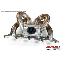 COLLETTORE INOX GMC PER ABARTH 1.4 T-JET CON KIT DOWNPIPE E TUBO ACQUA 2
