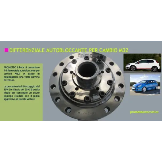AUTOBLOCKING DIFFERENTIAL Fiat Grande Punto Abarth CAMBIO M32 PROMETEO