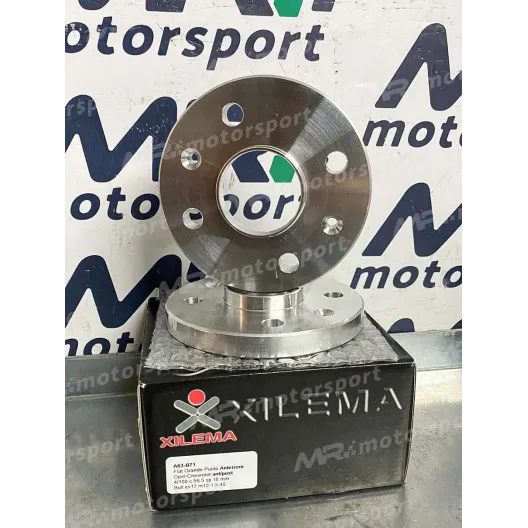 Pair of REAR Abarth Grande Punto / Evo spacers 16 mm thick with bolts