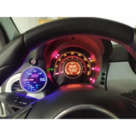 Turbo pressure gauge MrMotorsport 80 mm -1 +2 BAR