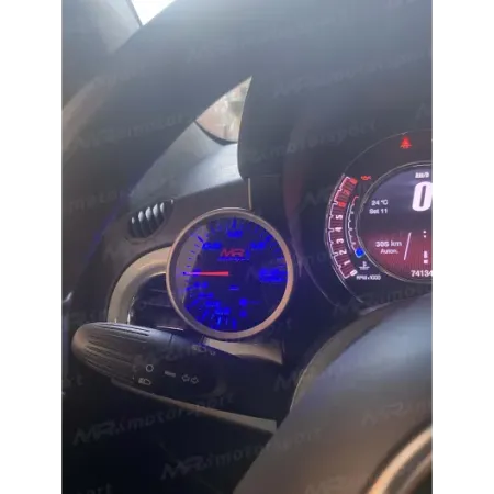 Turbo pressure gauge MrMotorsport 80 mm -1 +2 BAR