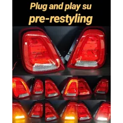 RESTYLING TAILLIGHTS FOR 500 ABARTH PRE-RESTYLING