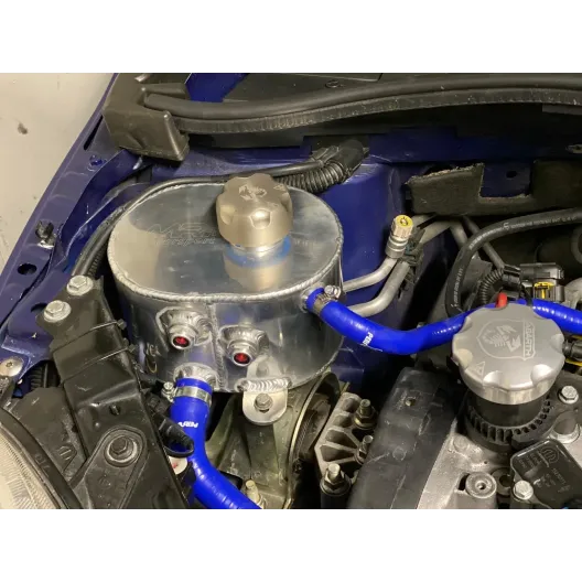 Abarth 500/595 radiator water tank in reinforced aluminum