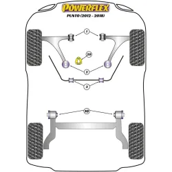 Boccole Anteriori Braccio Ant – Powerflex – Punto Abarth 2