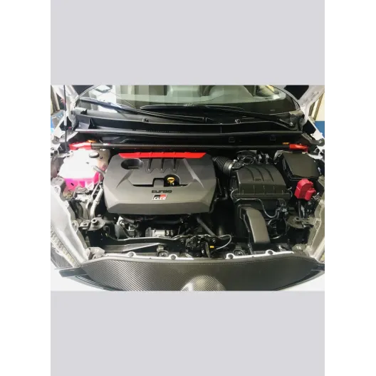 Carbon fiber DNA Racing front strut bar kit