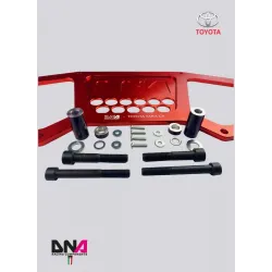 Kit rinforzo inferiore slitta sospensione anteriore Yaris gr by DNA Racing 2