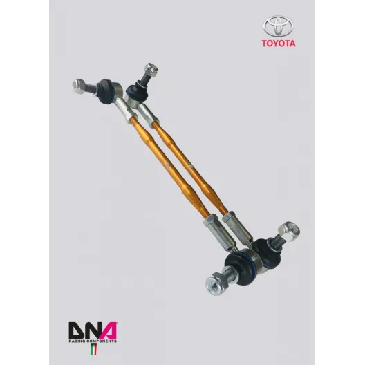 DNA Racing front sway bar tie rods "PRO STREET" kit YARIS GR