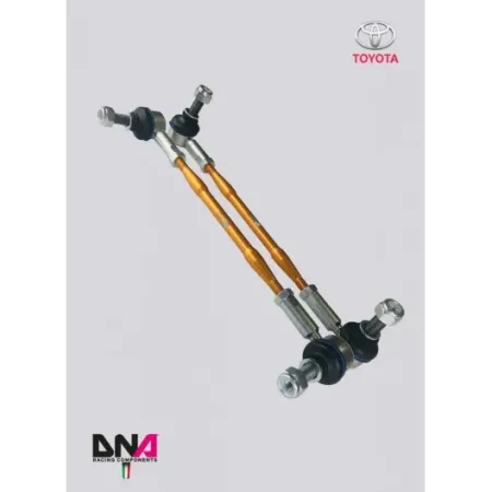 DNA Racing front sway bar tie rods "PRO STREET" kit YARIS GR