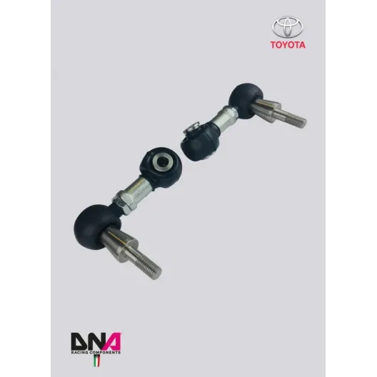 DNA Racing rear sway bar tie rods on uniball kit YARIS GR