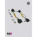 Kit tiranti barra antirollio posteriore DNA Racing per Alfa Romeo Giulietta