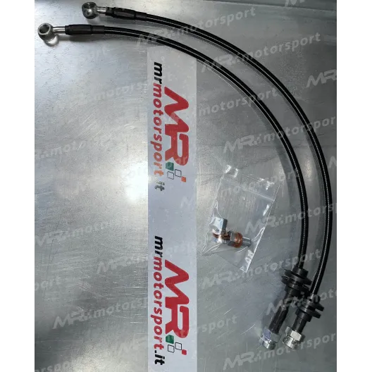 Kit 2 front brake hoses for Fiat Abarth 500 / 595 / 695