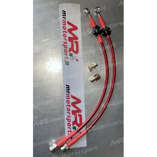 Kit 2 front brake hoses for Fiat Abarth 500 / 595 / 695