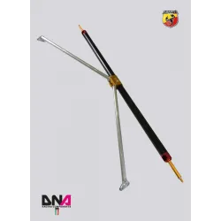 DNA Racing carbon rear strut bar with tie rods kit (4 seats) 500 Abarth 2