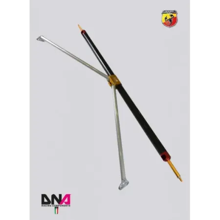 DNA Racing carbon rear strut bar with tie rods kit (4 seats) 500 Abarth