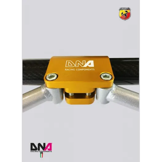 DNA Racing carbon rear strut bar with tie rods kit (4 seats) 500 Abarth