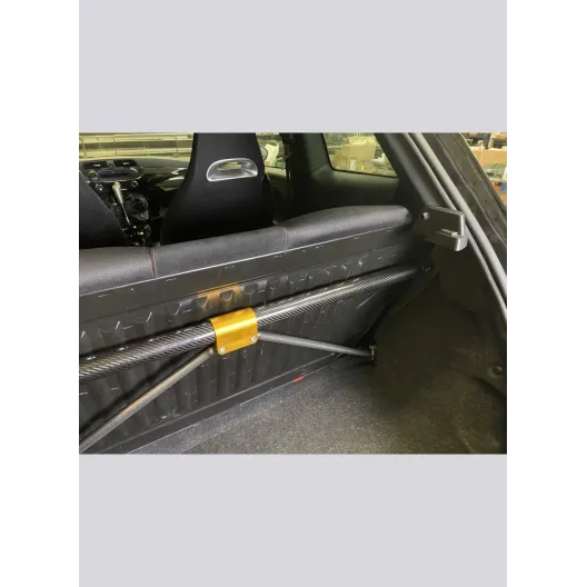 DNA Racing carbon rear strut bar with tie rods kit (4 seats) 500 Abarth