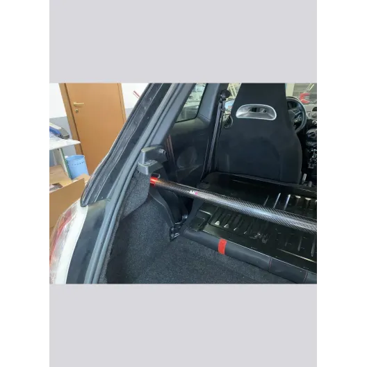 DNA Racing carbon rear strut bar without tie rods kit (4 seats) 500 Abarth