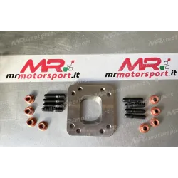 Kit Flangia Montaggio TD04 turbina Fiat 500 Abarth 1.4 T-Jet Turbo Adattamento 2