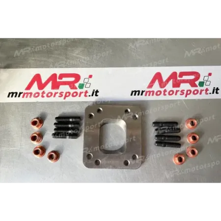 Kit Flangia Montaggio TD04 turbina Fiat 500 Abarth 1.4 T-Jet Turbo Adattamento