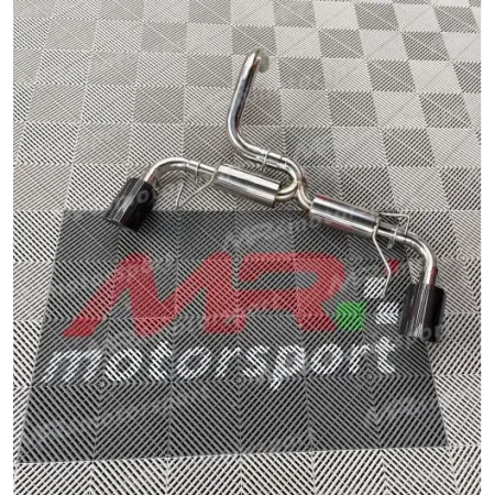 Terminale con minipance + centrale diretto 63 mm con finalini in carbonio 120 mm