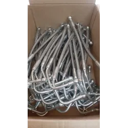 Oil delivery hose td04 / 1446 metal braid