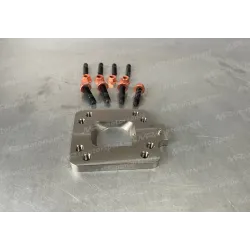 Flange Mounting Kit TD04 / GBC turbine Fiat 500 Abarth 1.4 T-Jet Turbo Adaptation with EGT probe predisposition