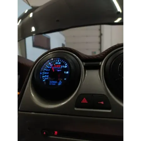 Manometro Turbo 4 in 1 MrMotorsport 60 mm Turbo-pressione-temperatura olio Volt