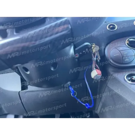 Mechanical Euroblock anti-theft device with steering column lock