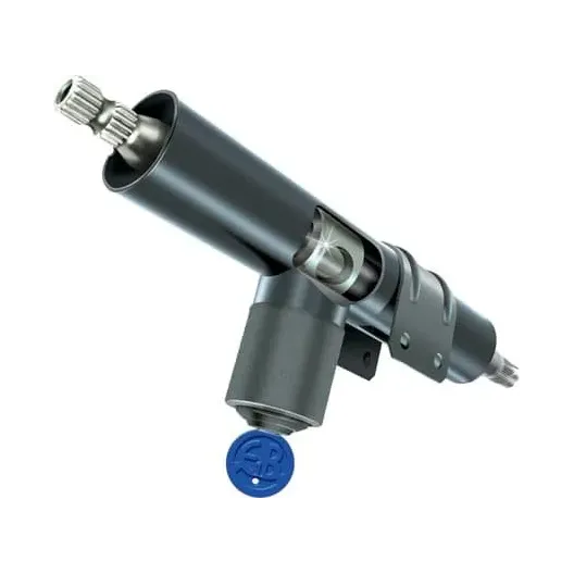 Mechanical Euroblock anti-theft device with steering column lock