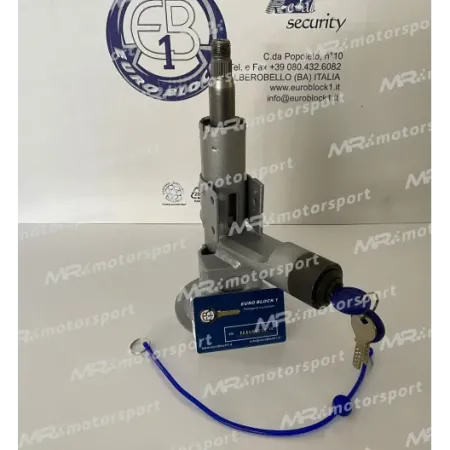 Mechanical Euroblock anti-theft device with steering column lock