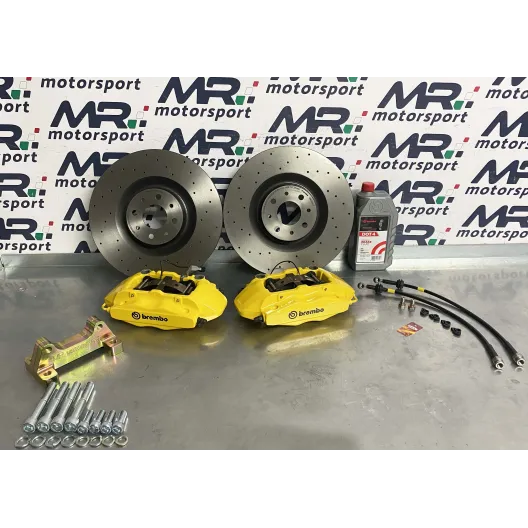 Brembo braking system 330mm discs Smooth-Drilled-Slotted