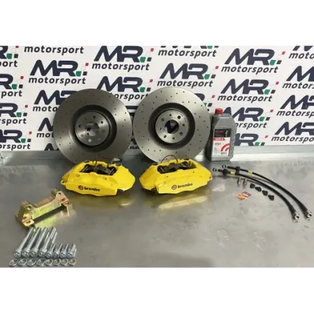 Brembo braking system 330mm discs Smooth-Drilled-Slotted