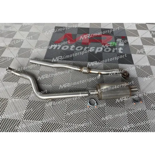 Silenced 500 abarth central silencer Diameter 60 mm WITH REDUCTION FOR MONZA-AKRAPOVIC-BOMBARDONE