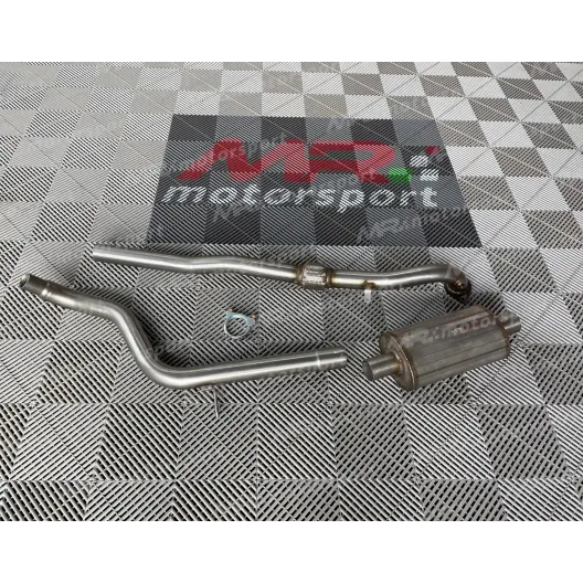 Silenced 500 abarth central silencer Diameter 60 mm WITH REDUCTION FOR MONZA-AKRAPOVIC-BOMBARDONE