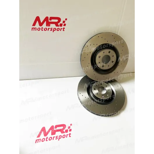 Pair of 330 mm discs for Brembo 500/595 abarth system DRILLED or SLOTTED