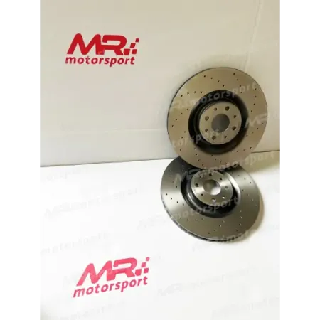 Pair of 330 mm discs for Brembo 500/595 abarth system DRILLED or SLOTTED