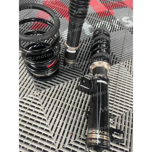 BC RACING 500 ABARTH HEIGHT- AND COMPRESSION-ADJUSTABLE RING GEAR SET-UP