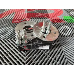 Pair of 500 abarth spacers 5 mm thick with bolts