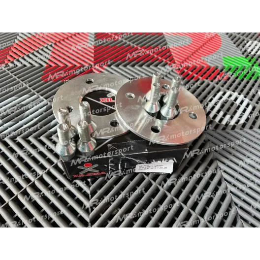 Pair of 500 abarth spacers 5 mm thick with bolts