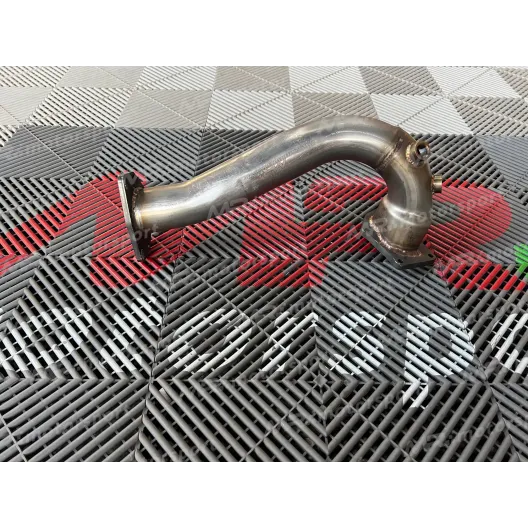 Downpipe De cat Holset 65 mm race with double probe