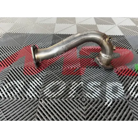 Downpipe De cat Holset 65 mm race with double probe