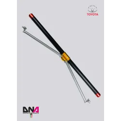 DNA Racing four-seater carbon rear strut bar with tie rods kit 2