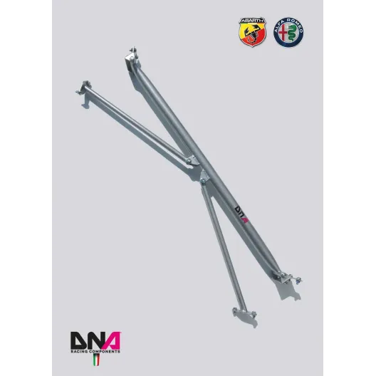 Rear strut bar with tie rods kit FIAT Grande Punto Abarth by DNA RACING