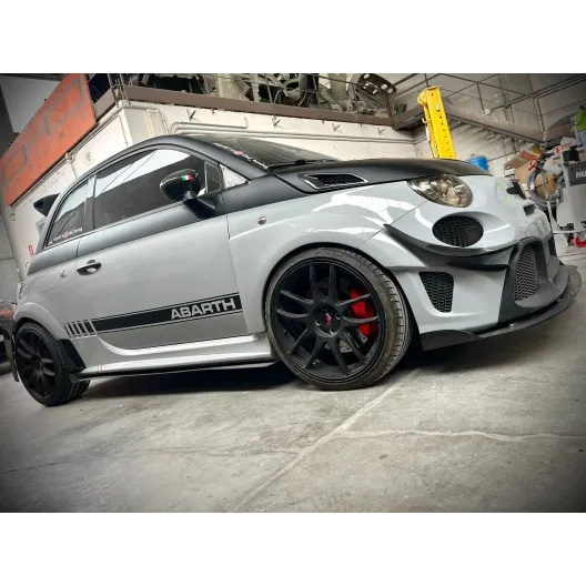 Right and left front mudguards mod. EVO 23 500 ABARTH (30 mm per side)