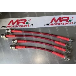 Brake Hose kit for Fiat Abarth 500 / 595 / 695 - 4 pcs - (REAR) 2