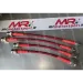 Brake Hose kit for Fiat Abarth 500 / 595 / 695 - 4 pcs - (REAR)