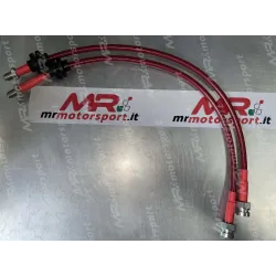 Kit tubi freno aeronautici in treccia metallica Alfa Romeo Giulietta 930 pinze ATE 2