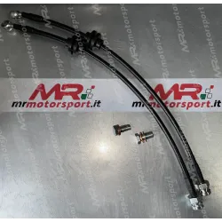 Braided aeronautical brake hoses kit for Grande Punto Abarth / Punto Evo Abarth 2