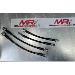 Braided aero brake lines kit for Grande punto Abarth / Punto Evo Abarth - 4 pieces (4 REAR )