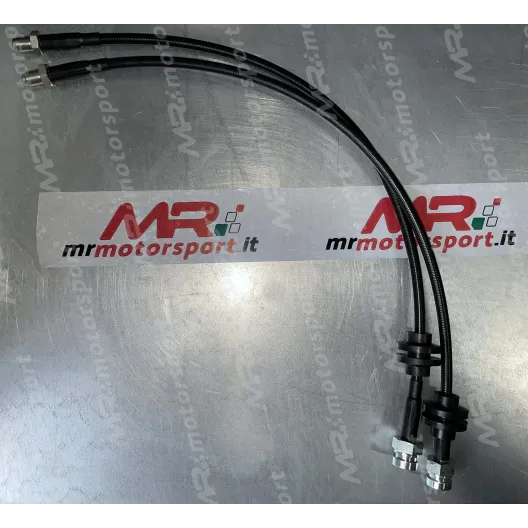 Kit tubi freno aeronautici in treccia metallica Alfa Romeo Giulietta 930 pinze ATE o BREMBO POSTERIORI